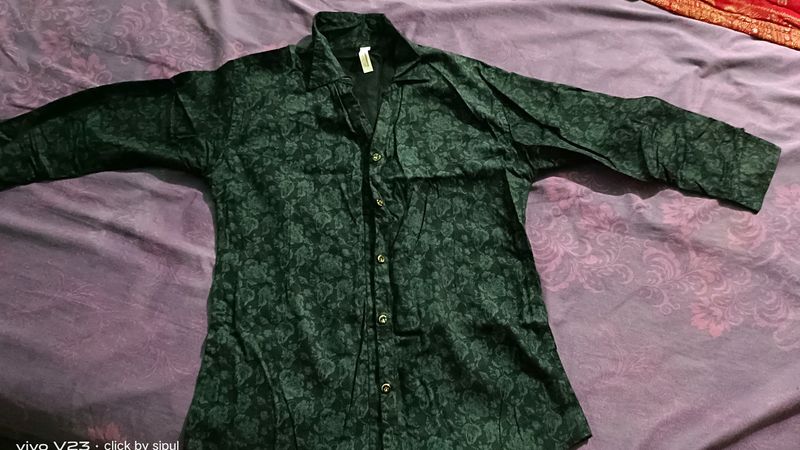 Black Floral Shirt For Women