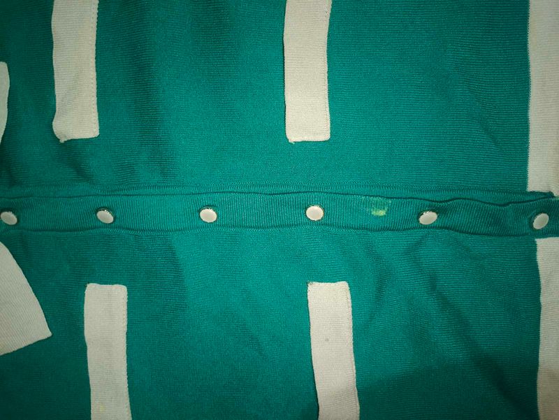 Striped Green Polo T-Shirt