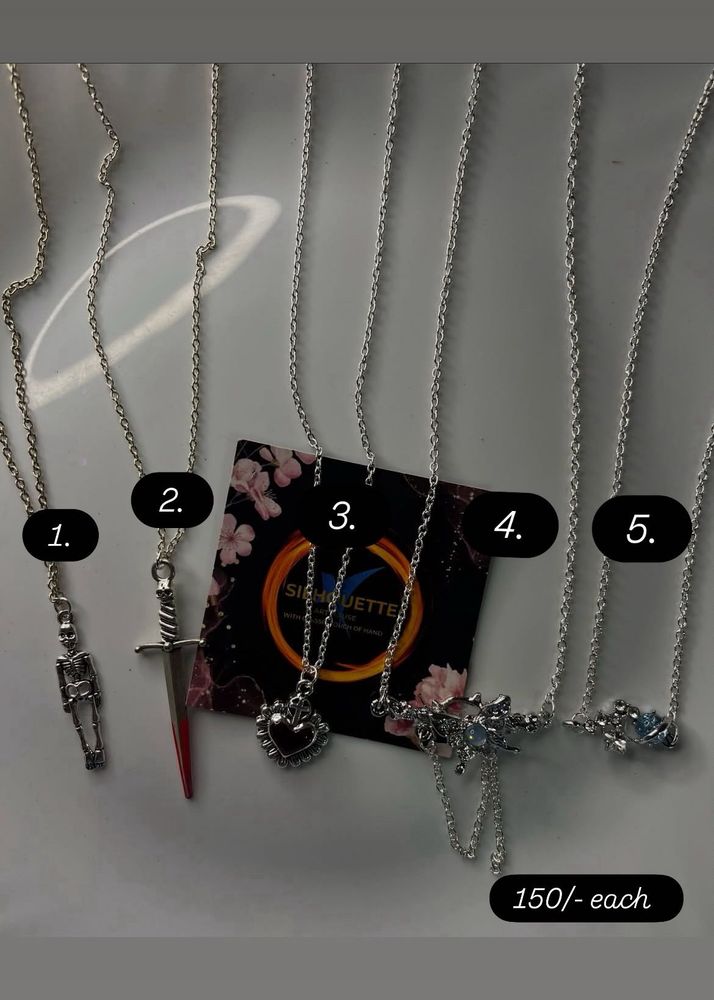 anti-tarnished silver necklace