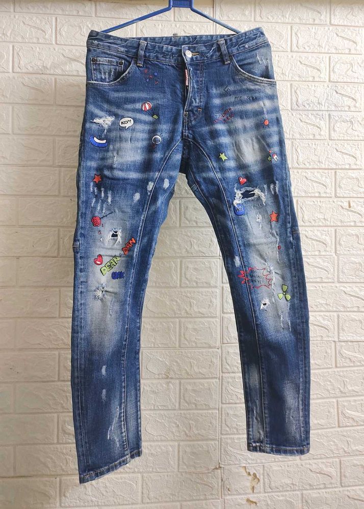 Original Dsquared2 Funky Denim Jeans