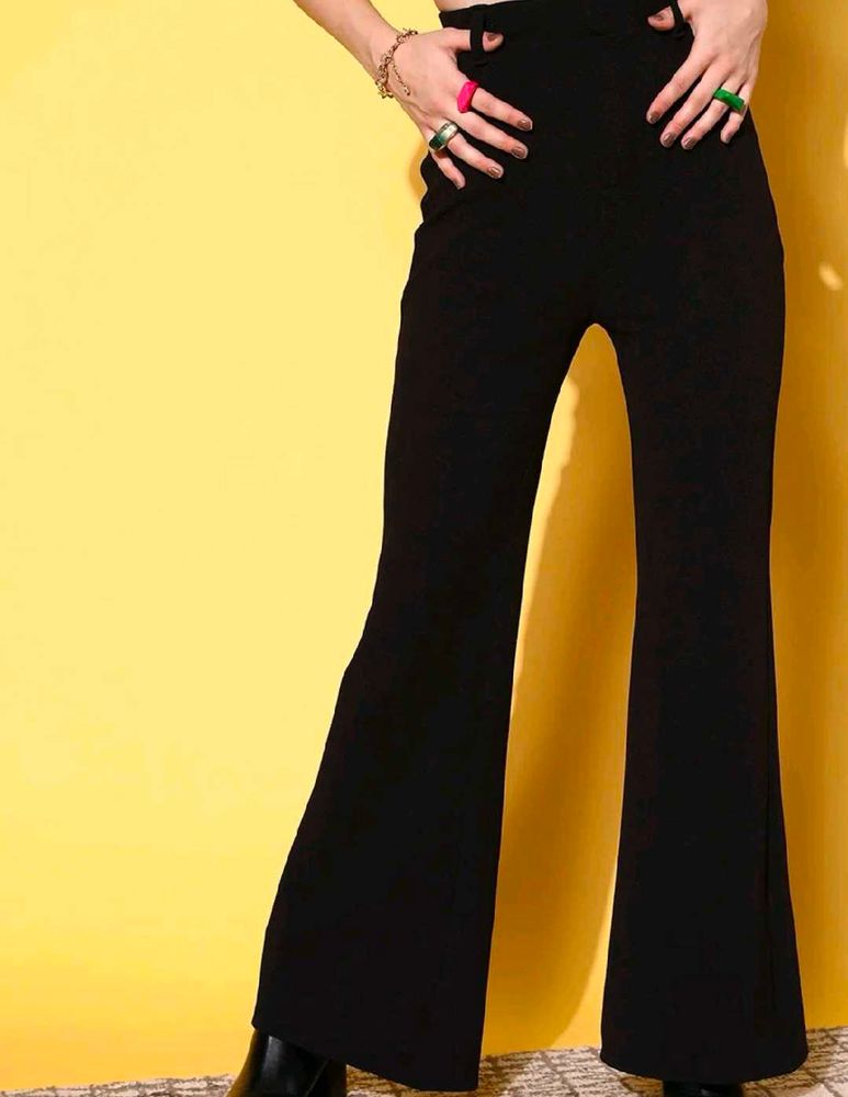 Black Flared Leggings