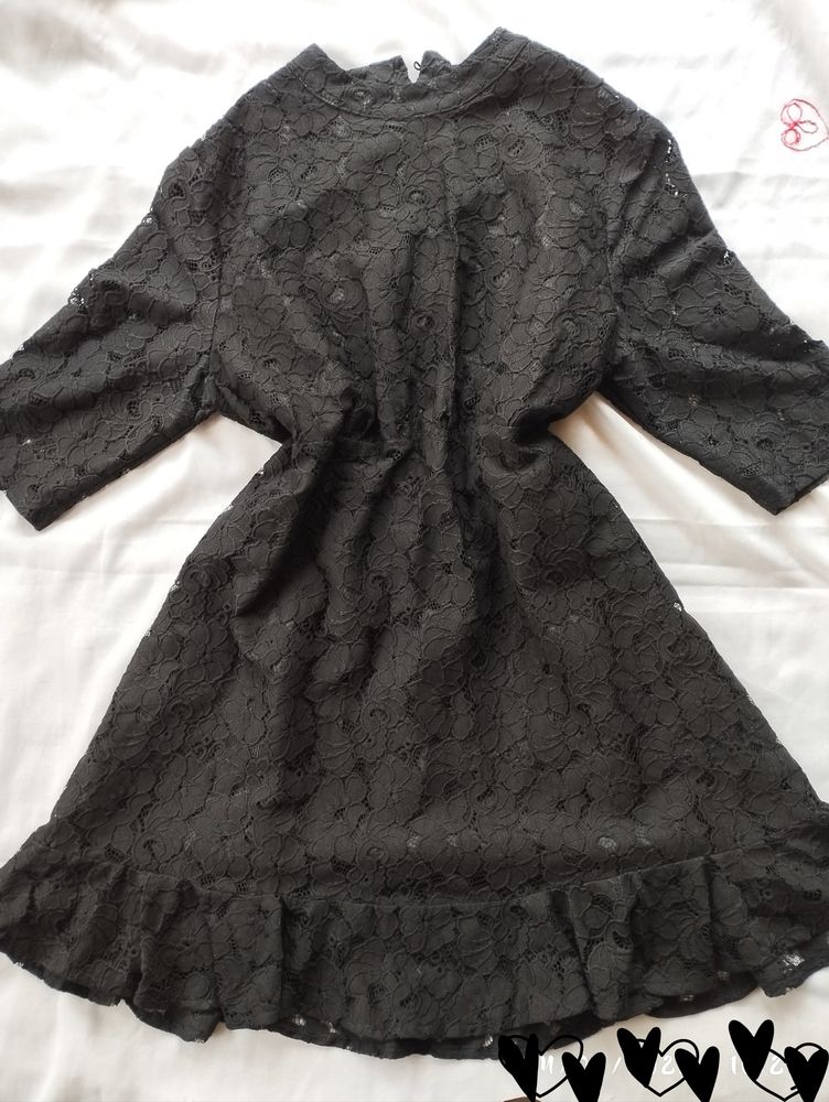 Black Arla lace Dress