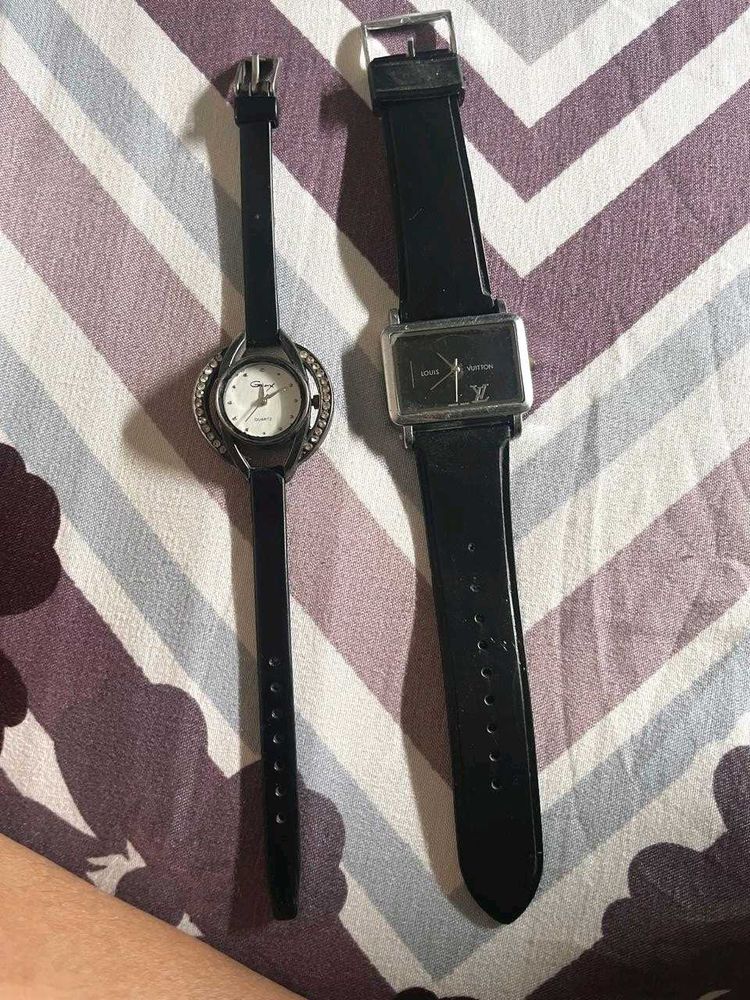 Louis Vuitton Watch + Crystal Watc