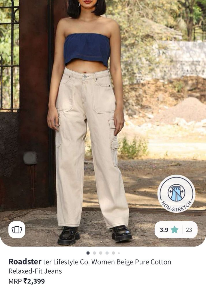 Roadster beige Cargo Jeans