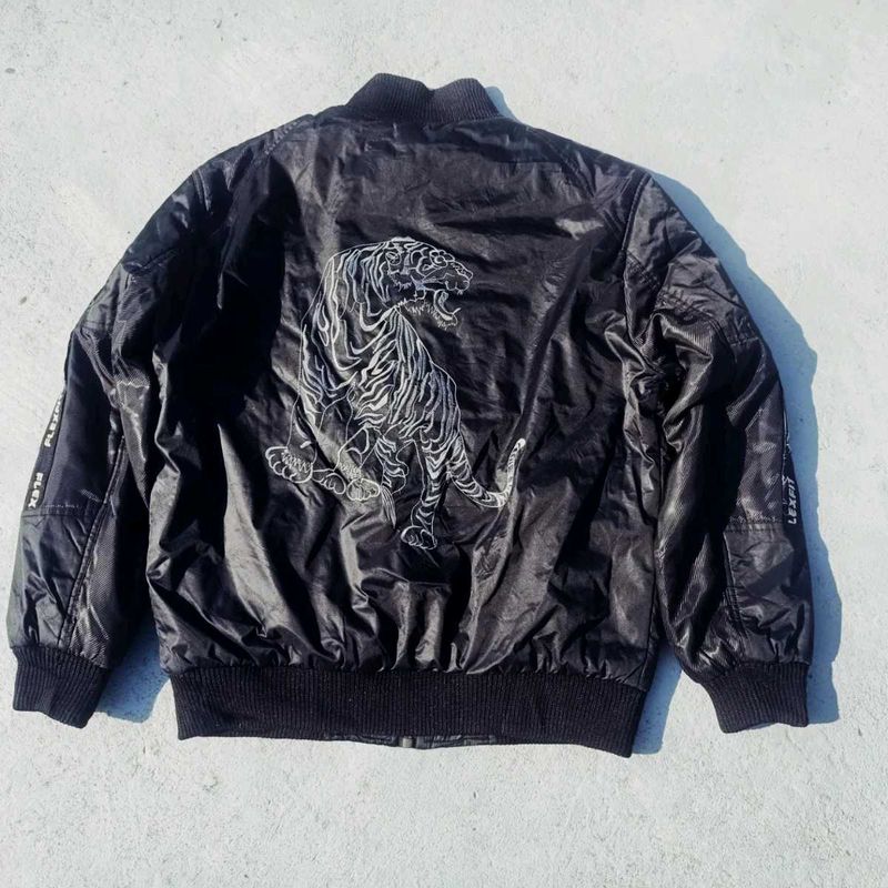 A Black Japanese 🍙 Streetwear Jacket