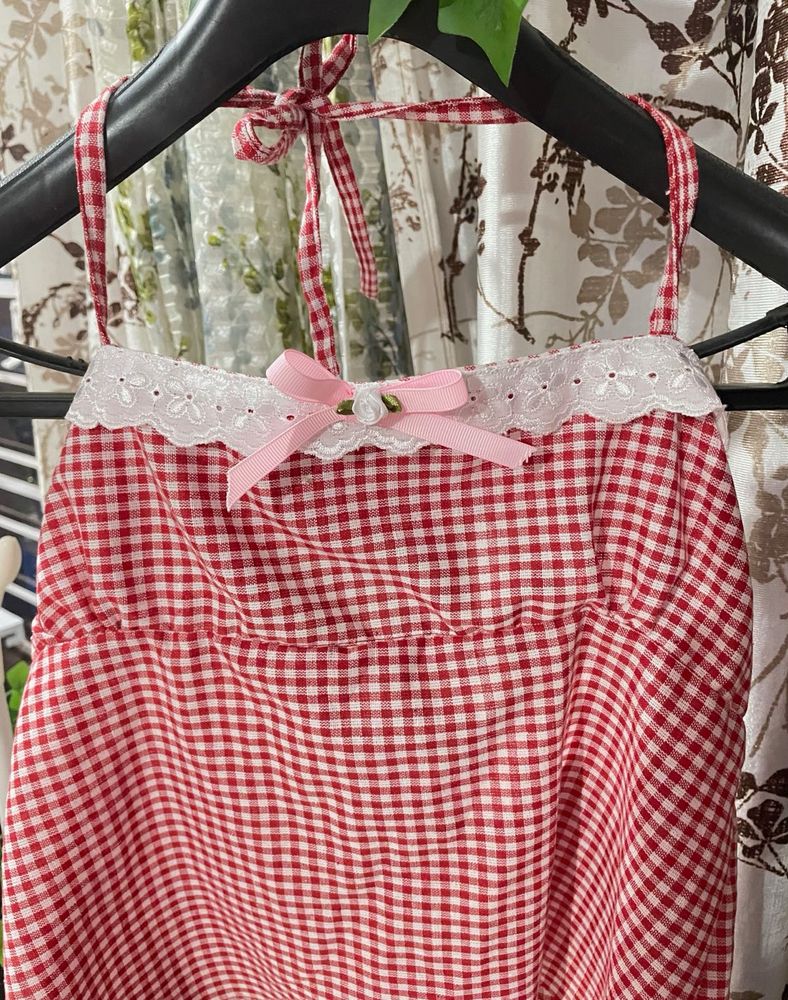 Pinterest Inspired Gingham Top🍒🔥