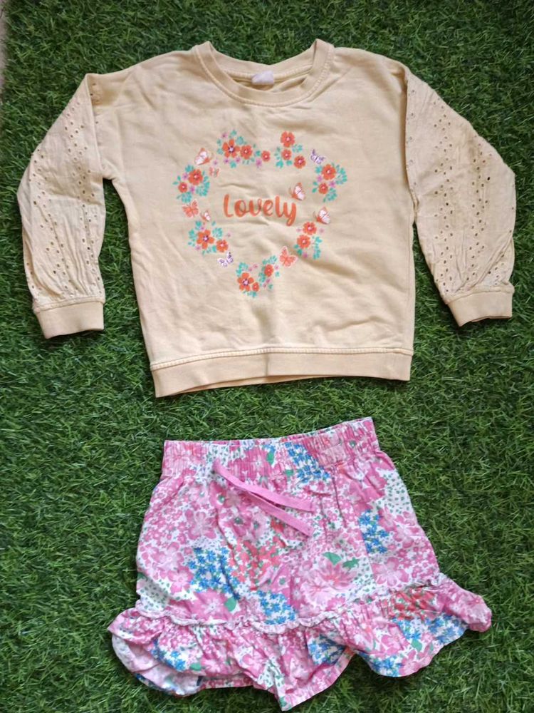 Awesome Quality Top With Skirt