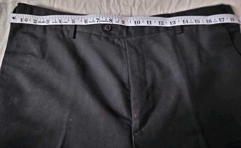 Black Trousers Waist Adjustable