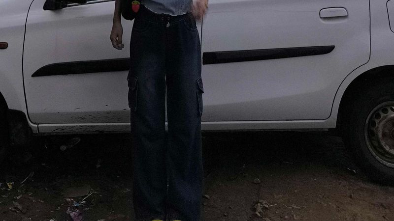 Y2k Cargo Baggy  Jeans.