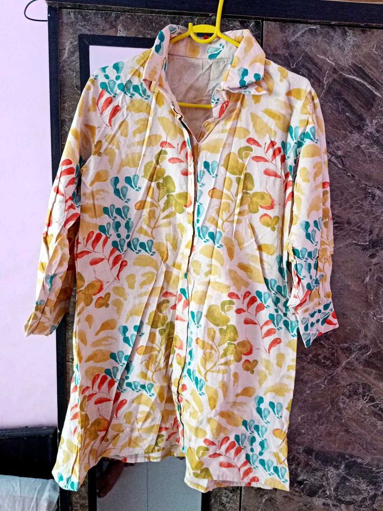 Totally New Pure Soft Cotton Hand Painted Coord Se