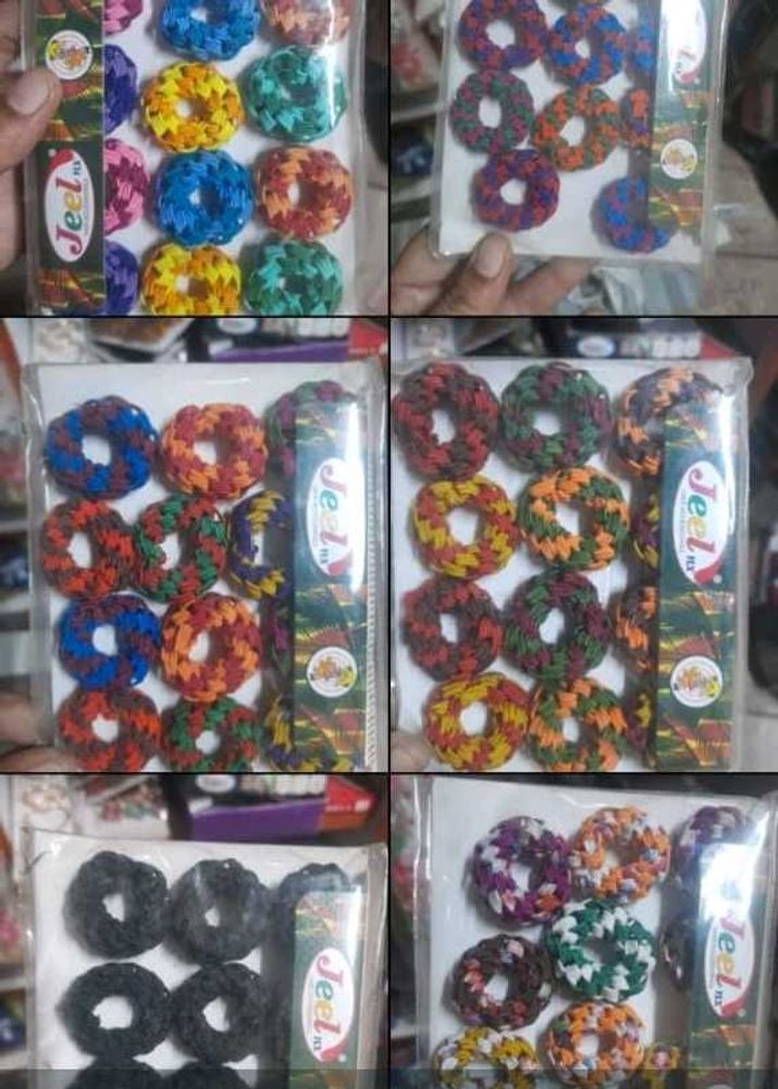 Colorful Hair Tie Set of 6 pack