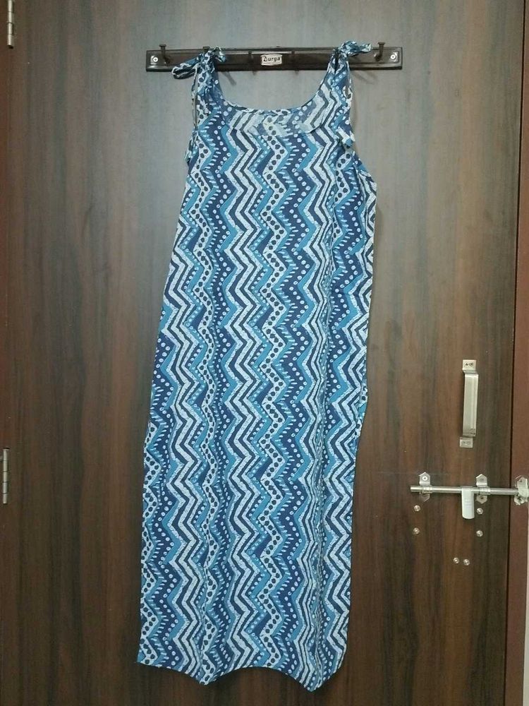 Blue Patterned Sundress