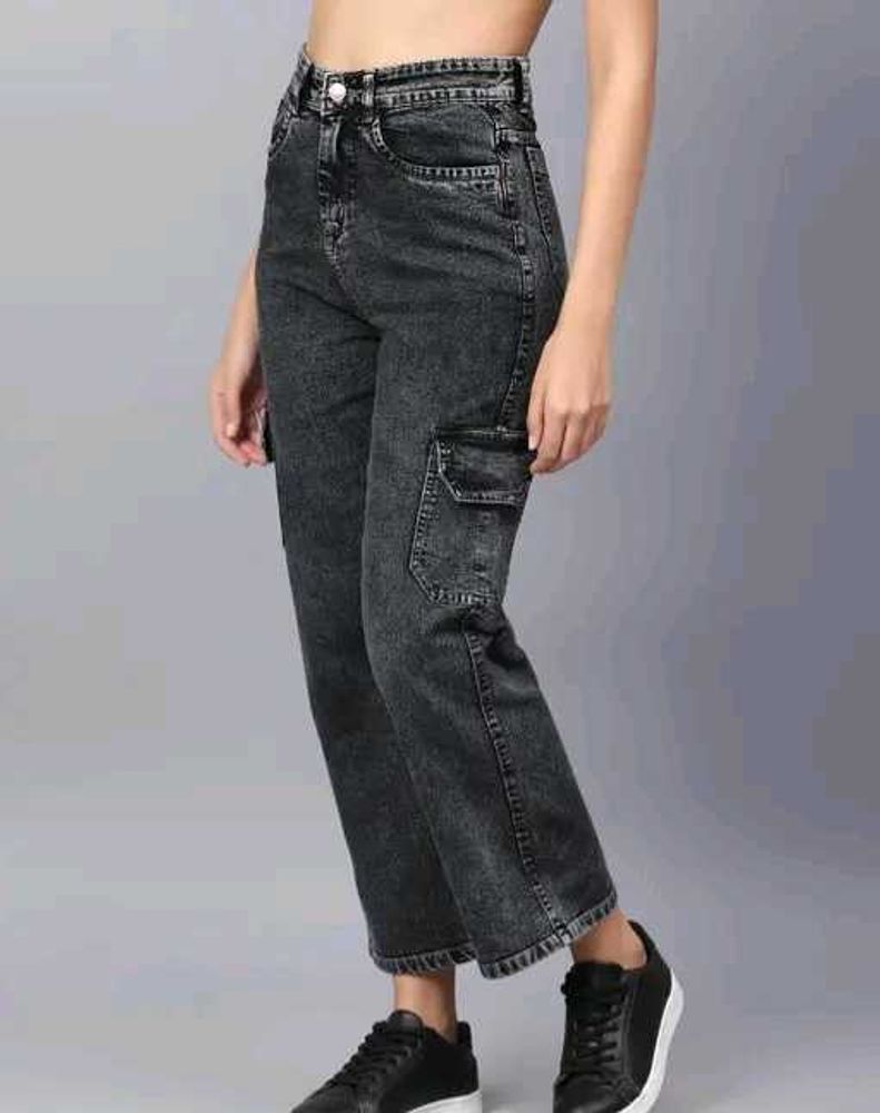 ♥️Charcoal Cargo Jeans♥️