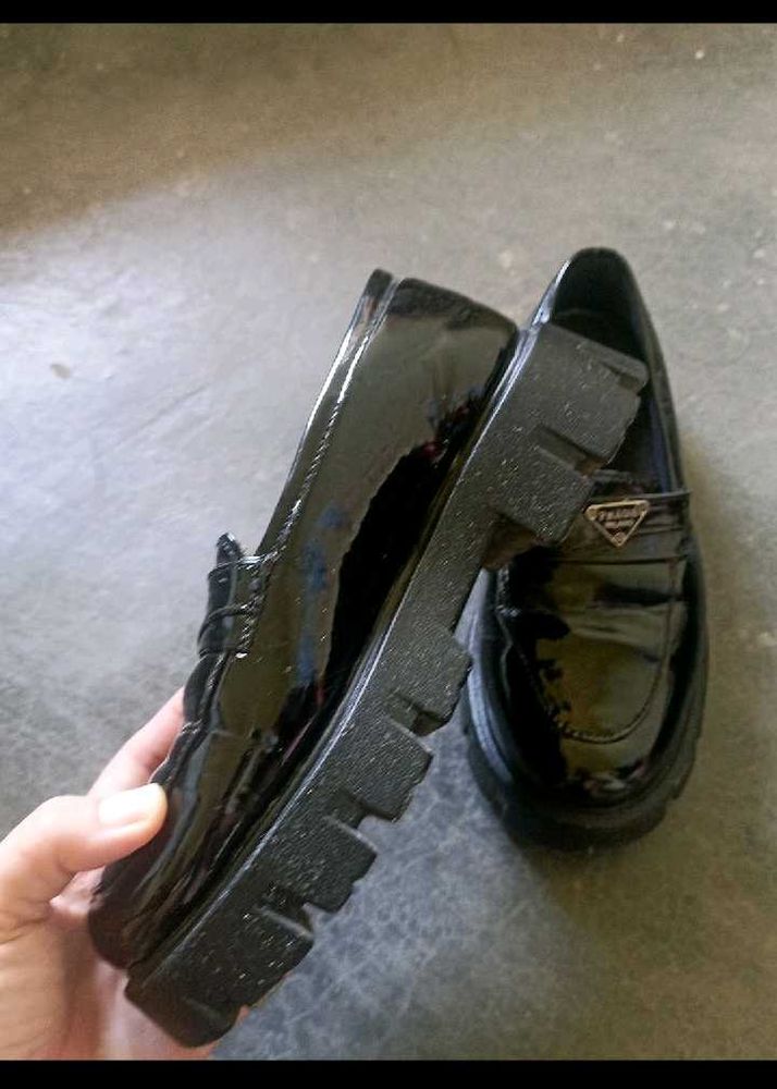 Chic Black Loafer only 1 time wear