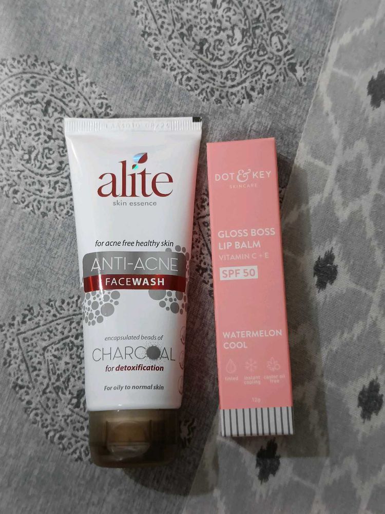 Dot N Key Watermelon Lipbalm+ Alite Facewash