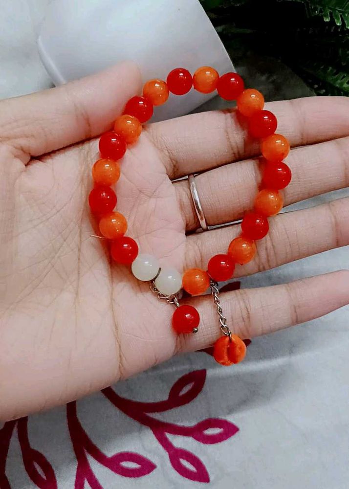 Dual Cherry Blossom Bracelet ❤️🧡