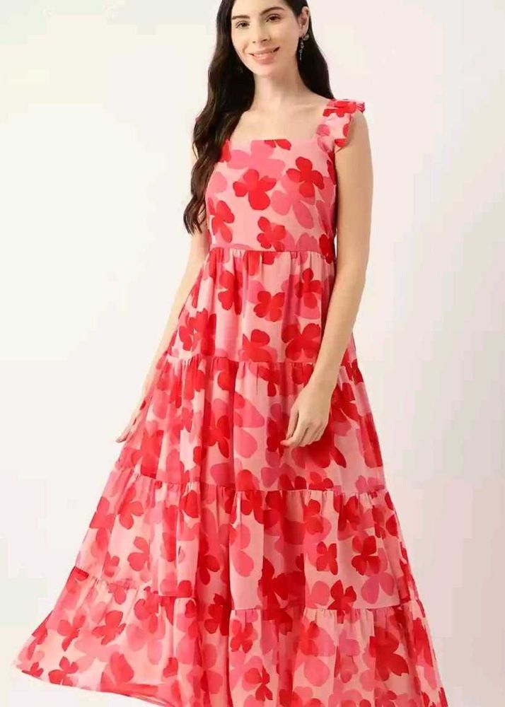 Floral Tiered Maxi Dress