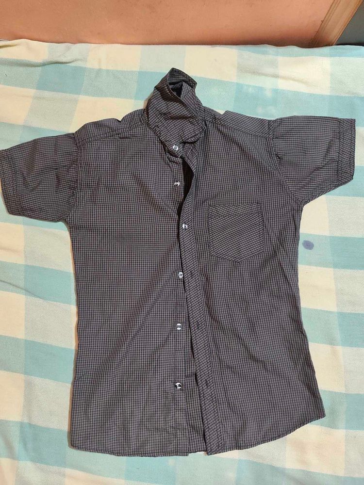 Vintage Checkered Button-Down