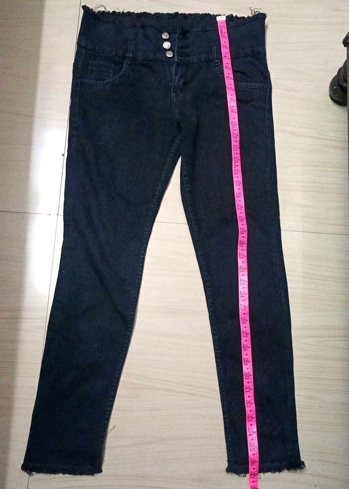 Dark Blue Denim Jeans
