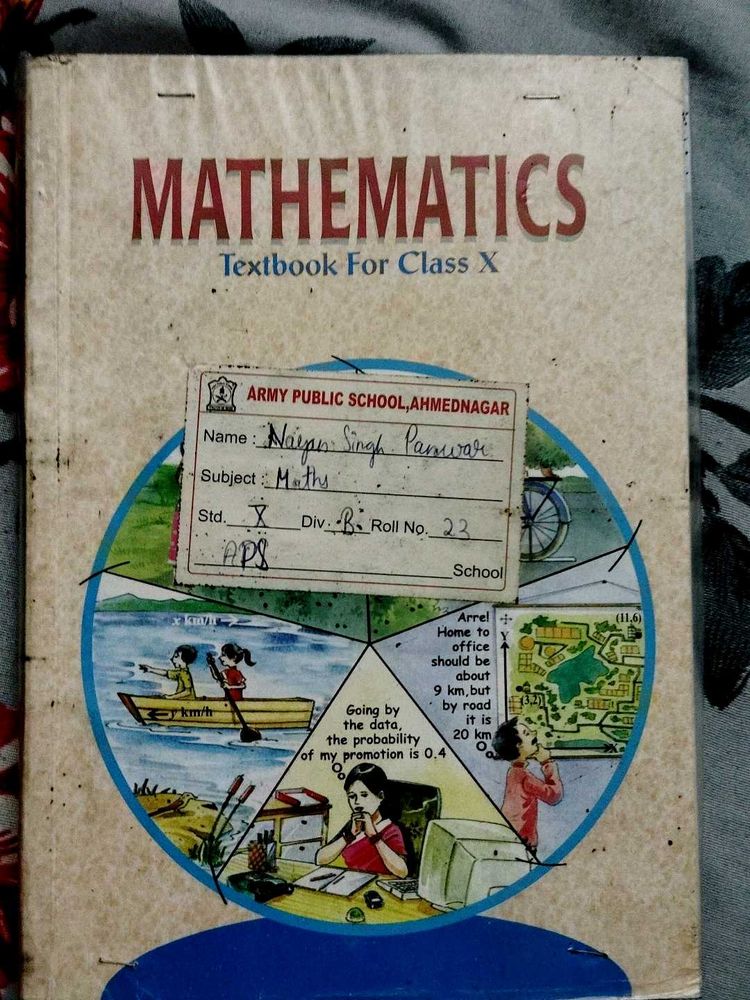 Mathematics NCERT Textbook For Class 10th (X)