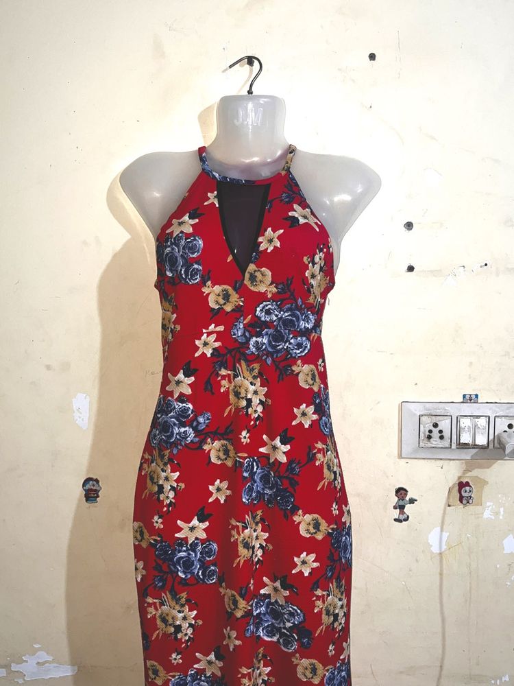 Floral Bodycon Mini Dress