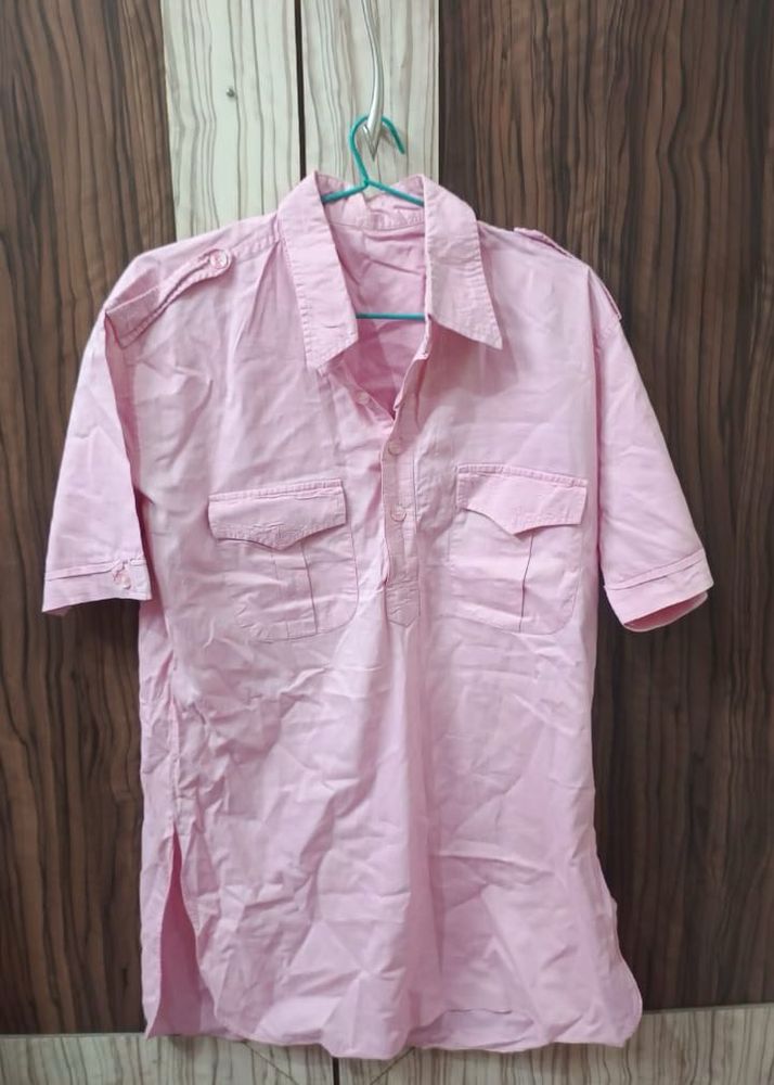 Pink Casual Shirt