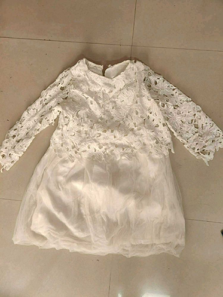 Cute White Lace Dress