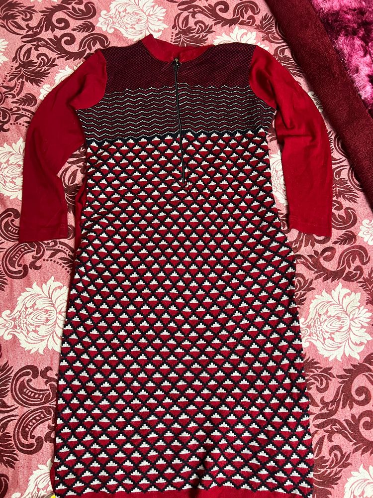 Women Winter Woollen Kurti