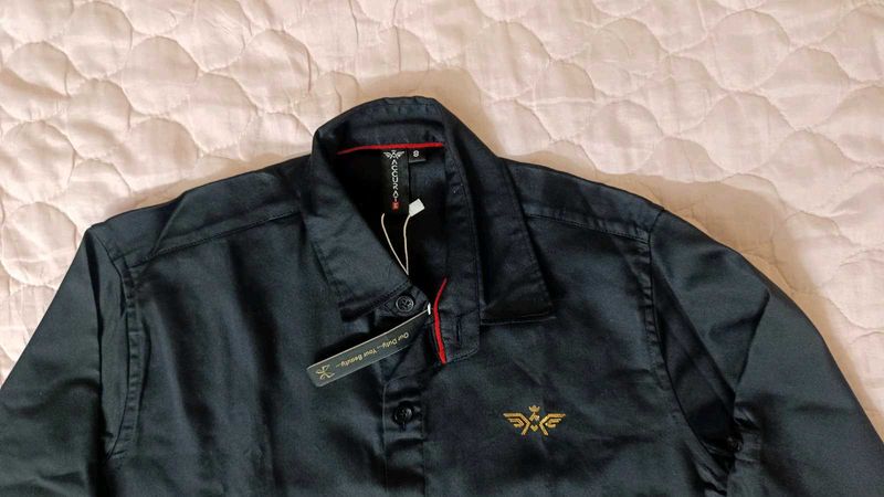 Classic Black Button-Down Shirt