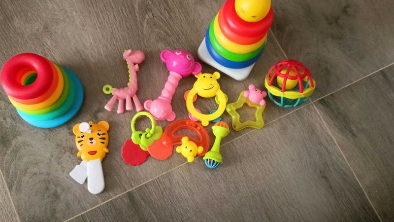Baby Rattles And Stack Rings
