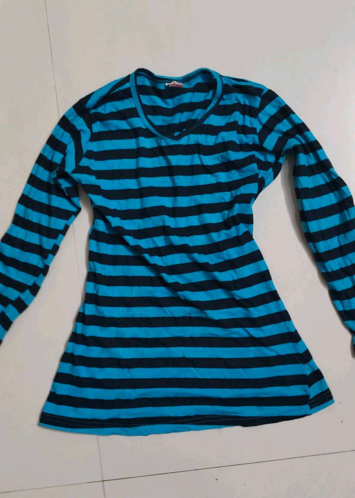 Striped Long Sleeve Top