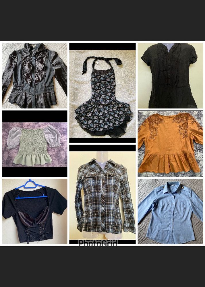 Y2K tops  COMBO SALE 8 Piece