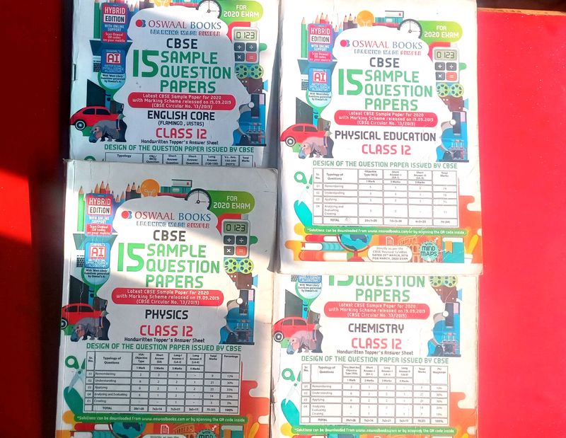 Class 12 Sample Paper Of CBSE (Combo)