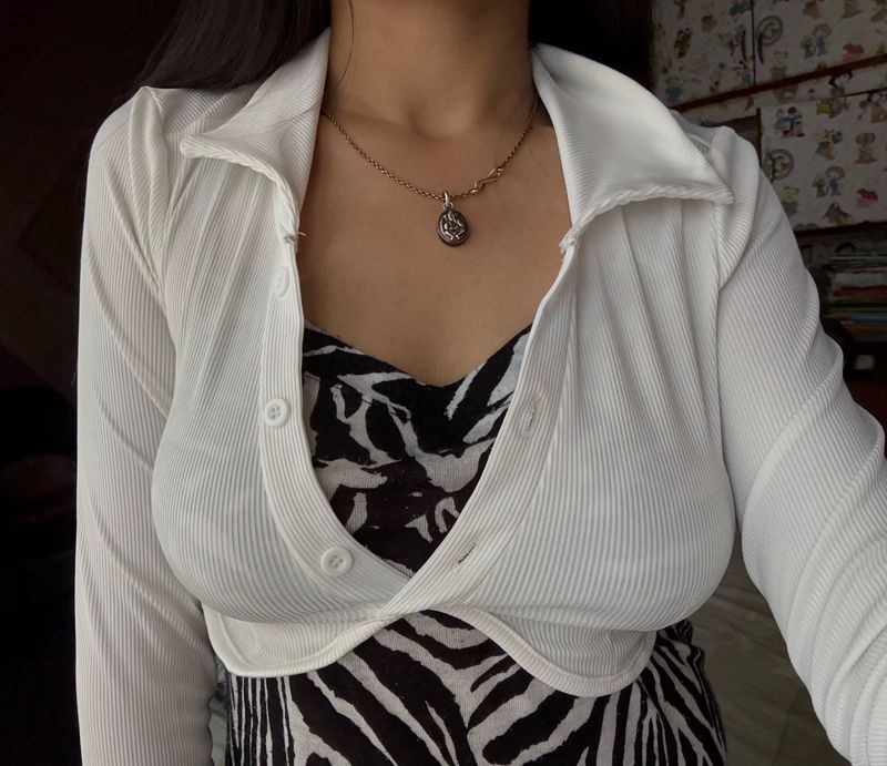White Crop Top