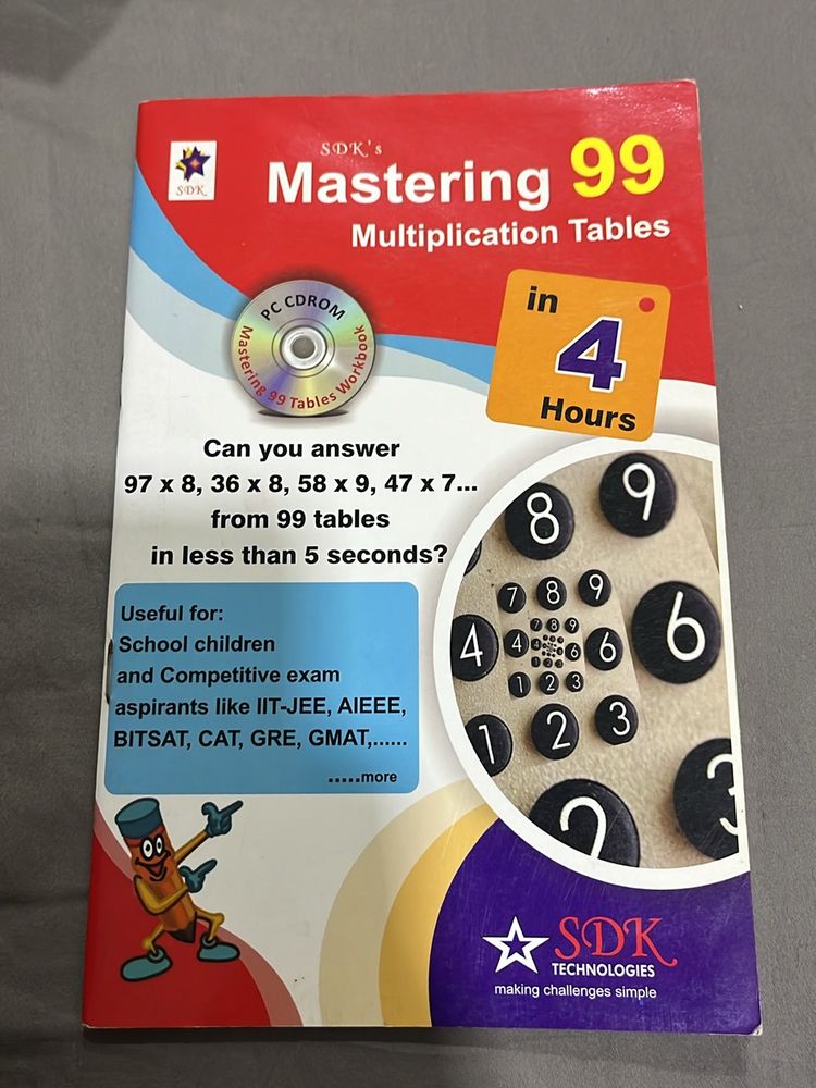 Mastering 99 Multiplication Tables