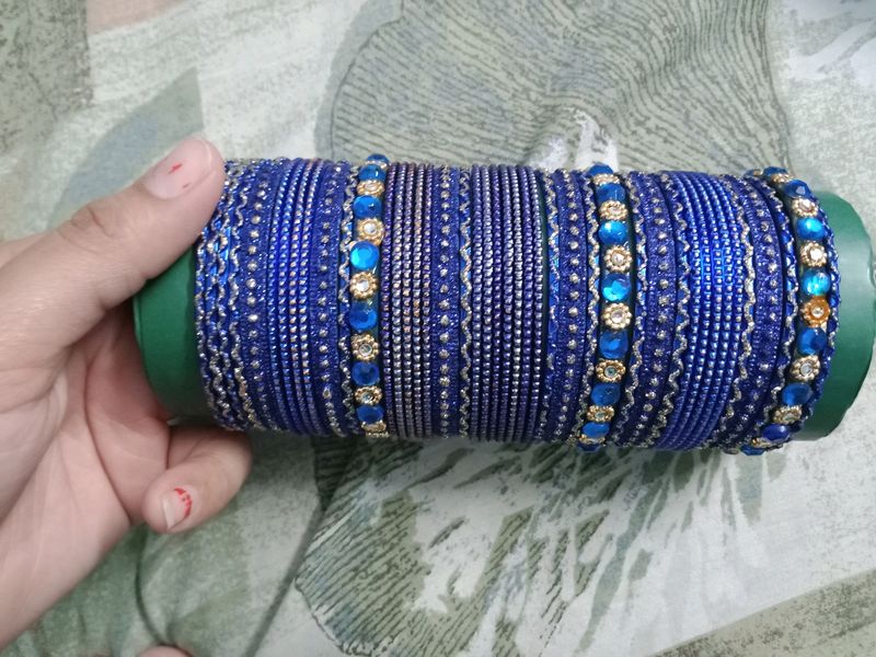 Beautiful Blue Color Ki Chudiyan