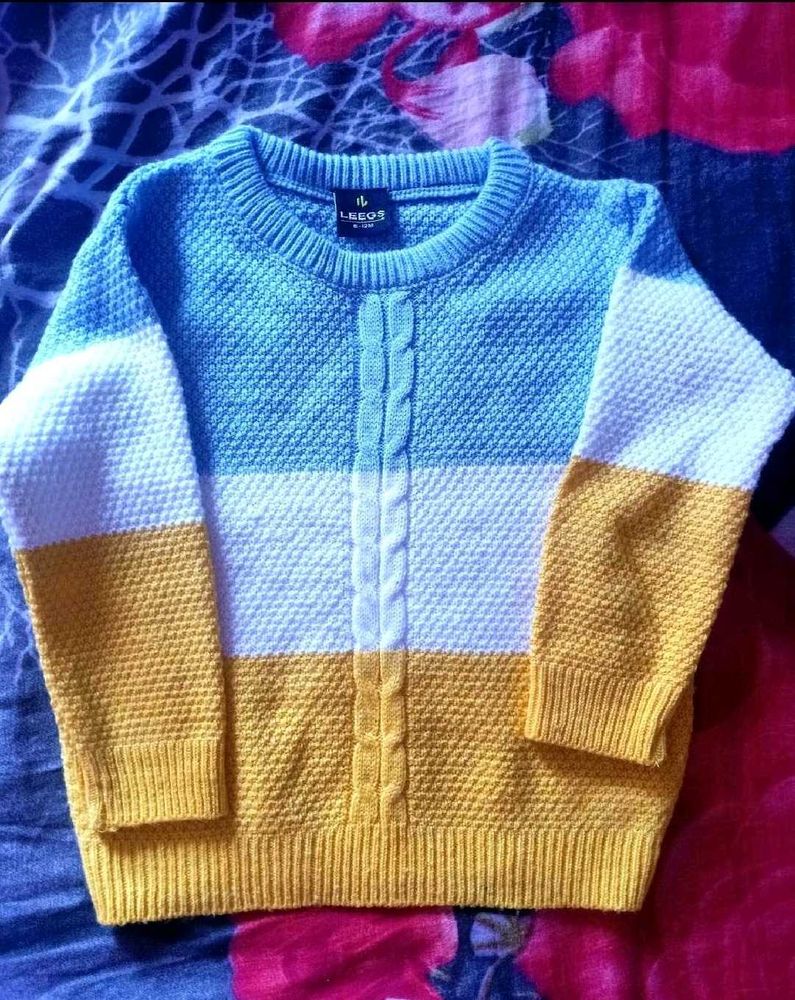 NEW branded Striped Baby Sweater 6-12 months