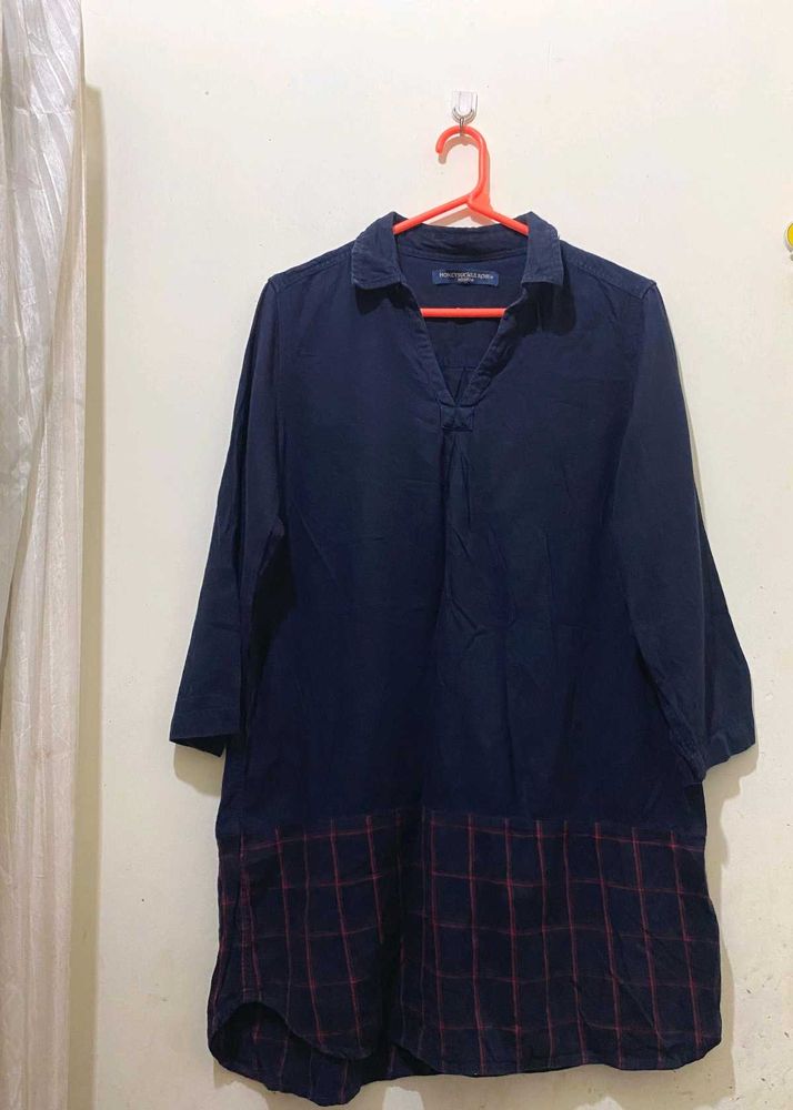 Navy Blue Tunic Top 36,38