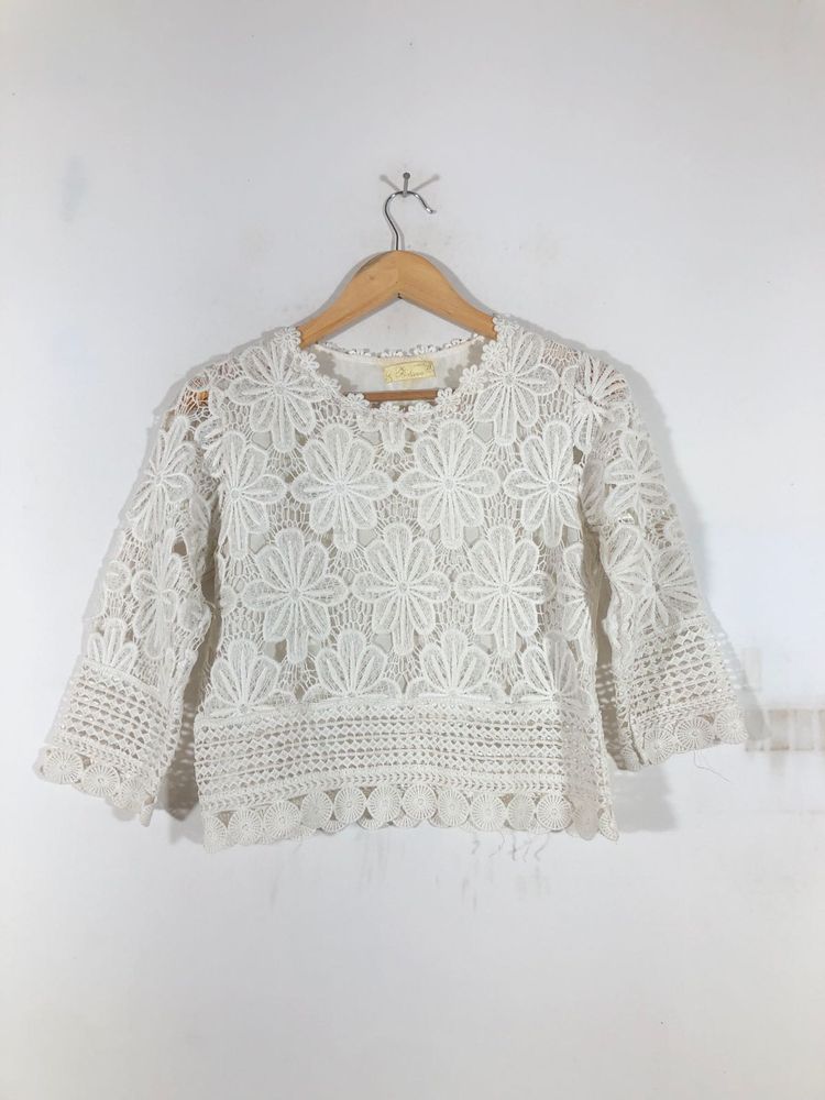 Off White Lace Top (Women’s)