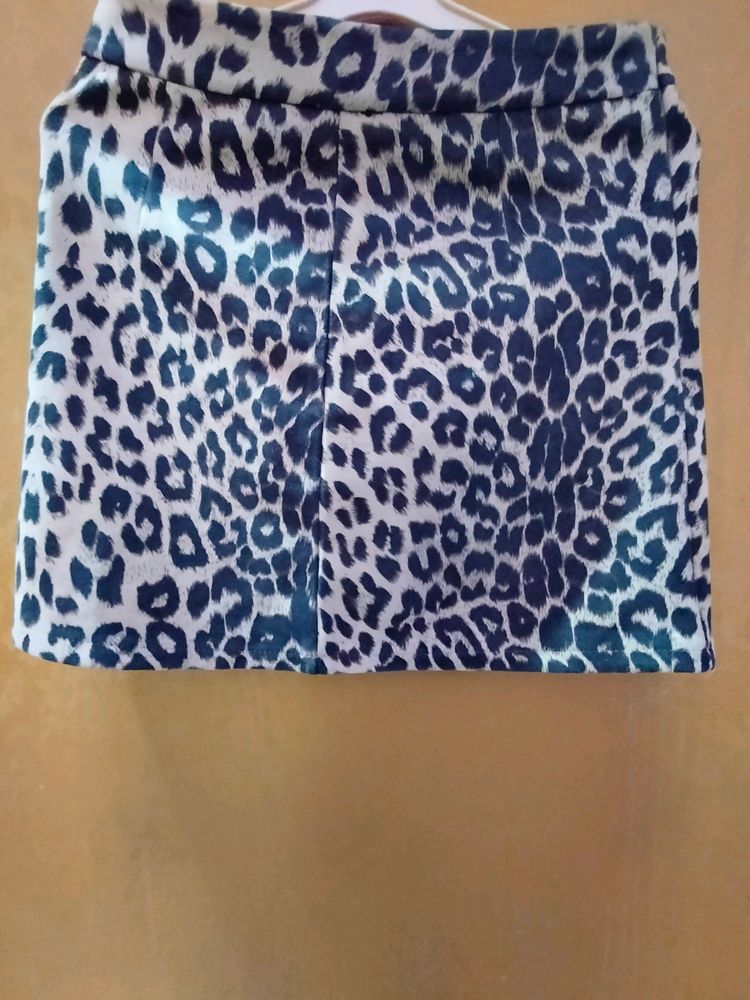 Women's Cheetah Printed Skirt