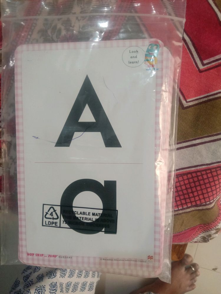 Letters And Numbers Flash Cards
