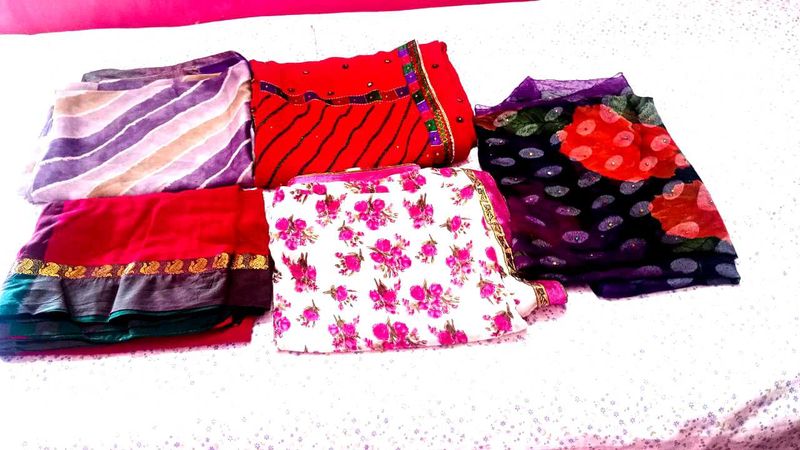 Colorful Saree Bundle 5
