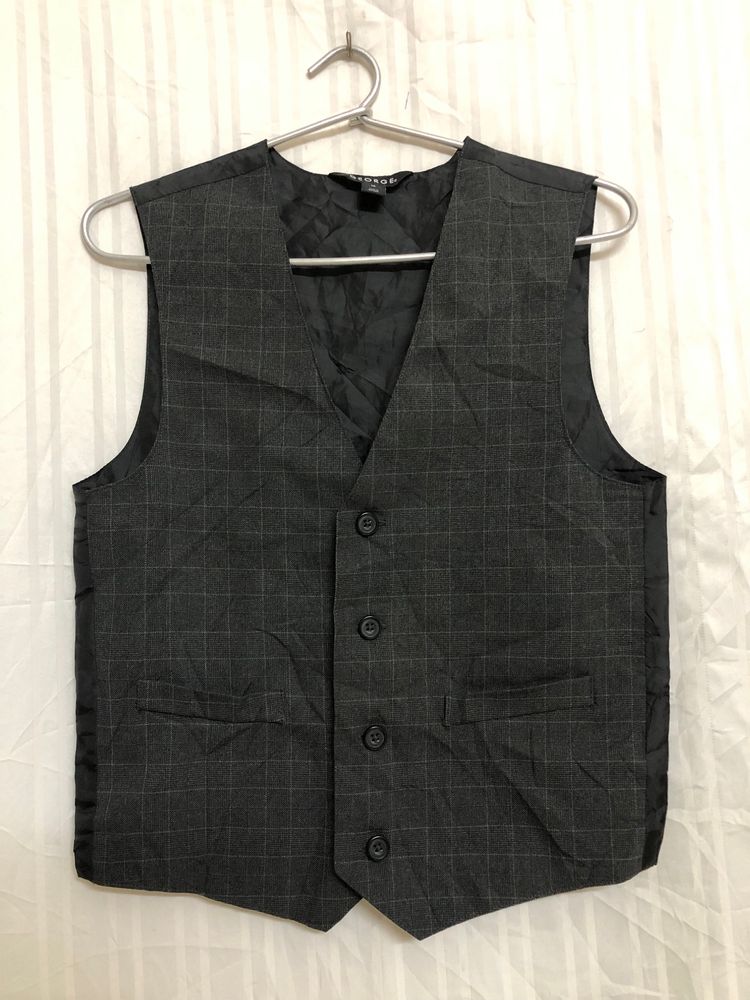 George Charcoal Waistcoat