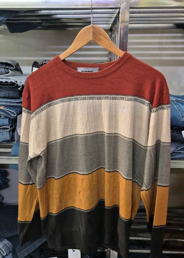 Playboy Striped Sweater