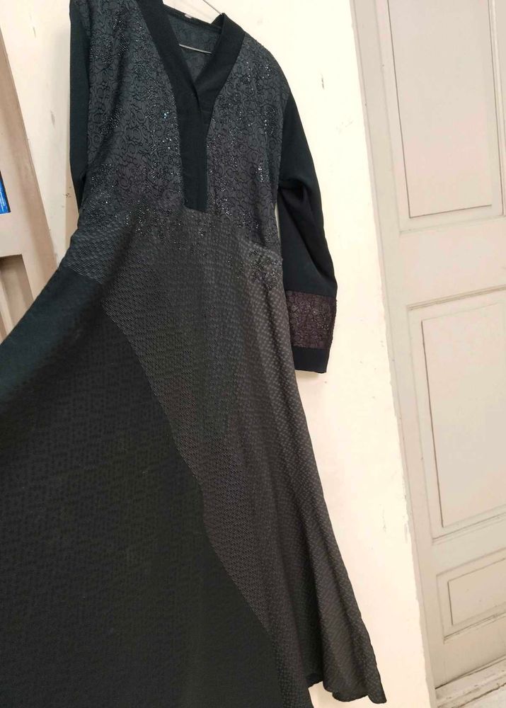 Abaya 🖤 Black Fully Flared