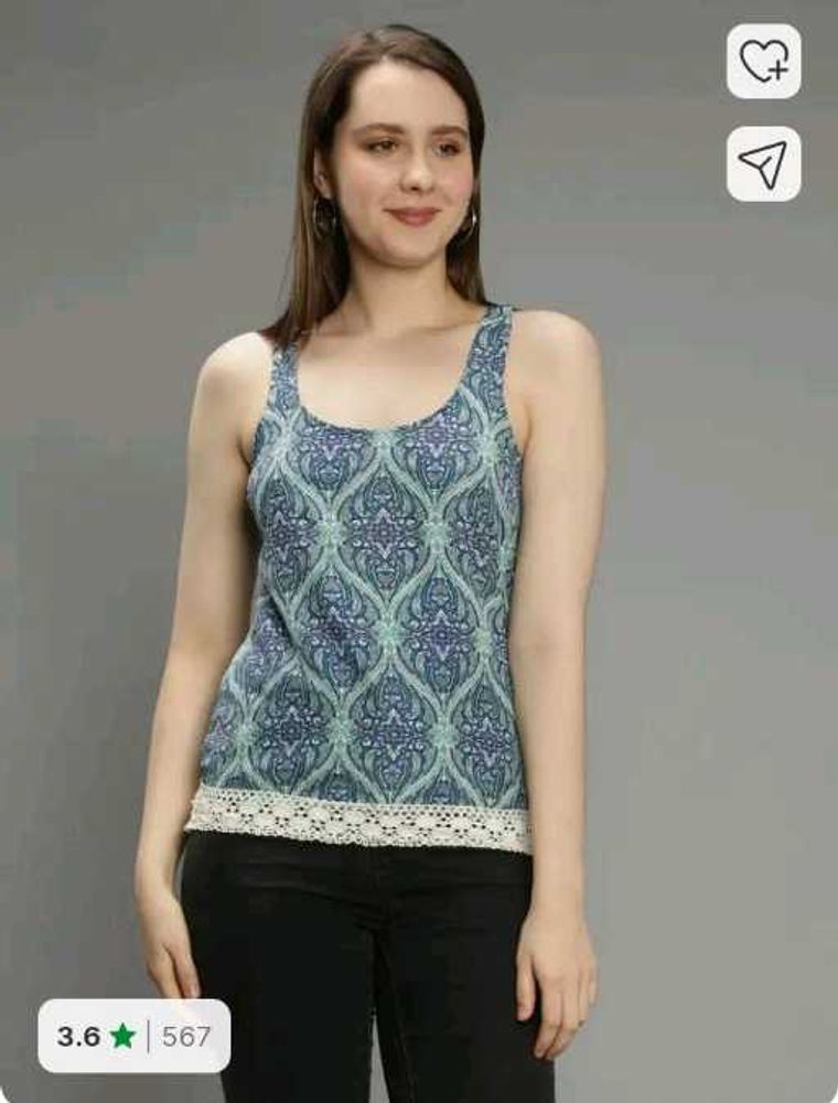 Printed Tank Top