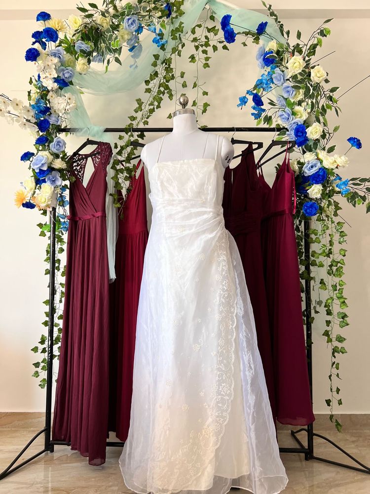 Elegant White  Dress