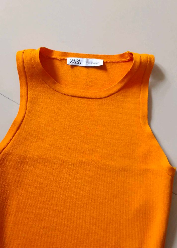 Zara Orange Tank Top