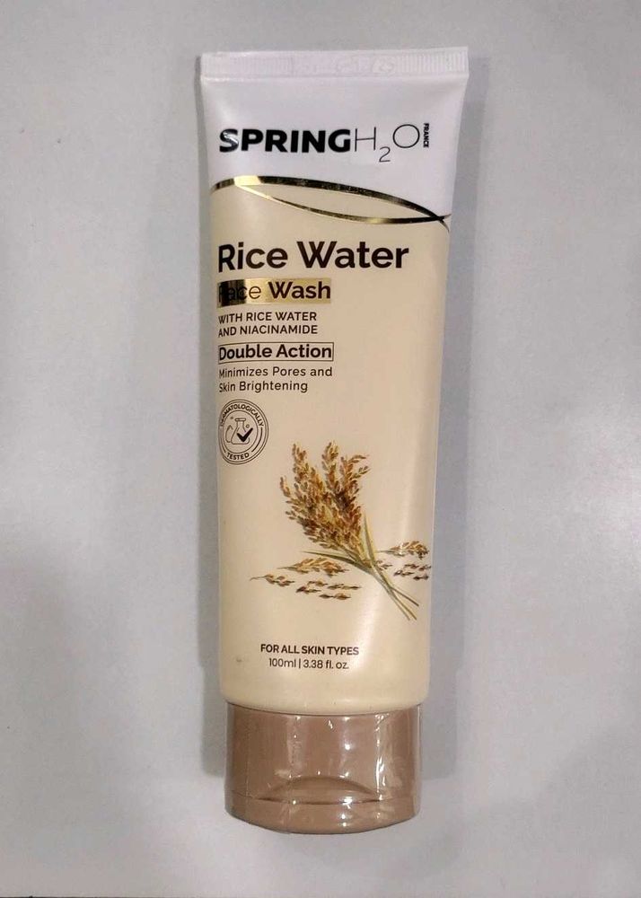 Spring H2O Rice Water Face Wash