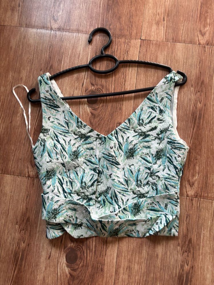 Floral Print Cropped Tank